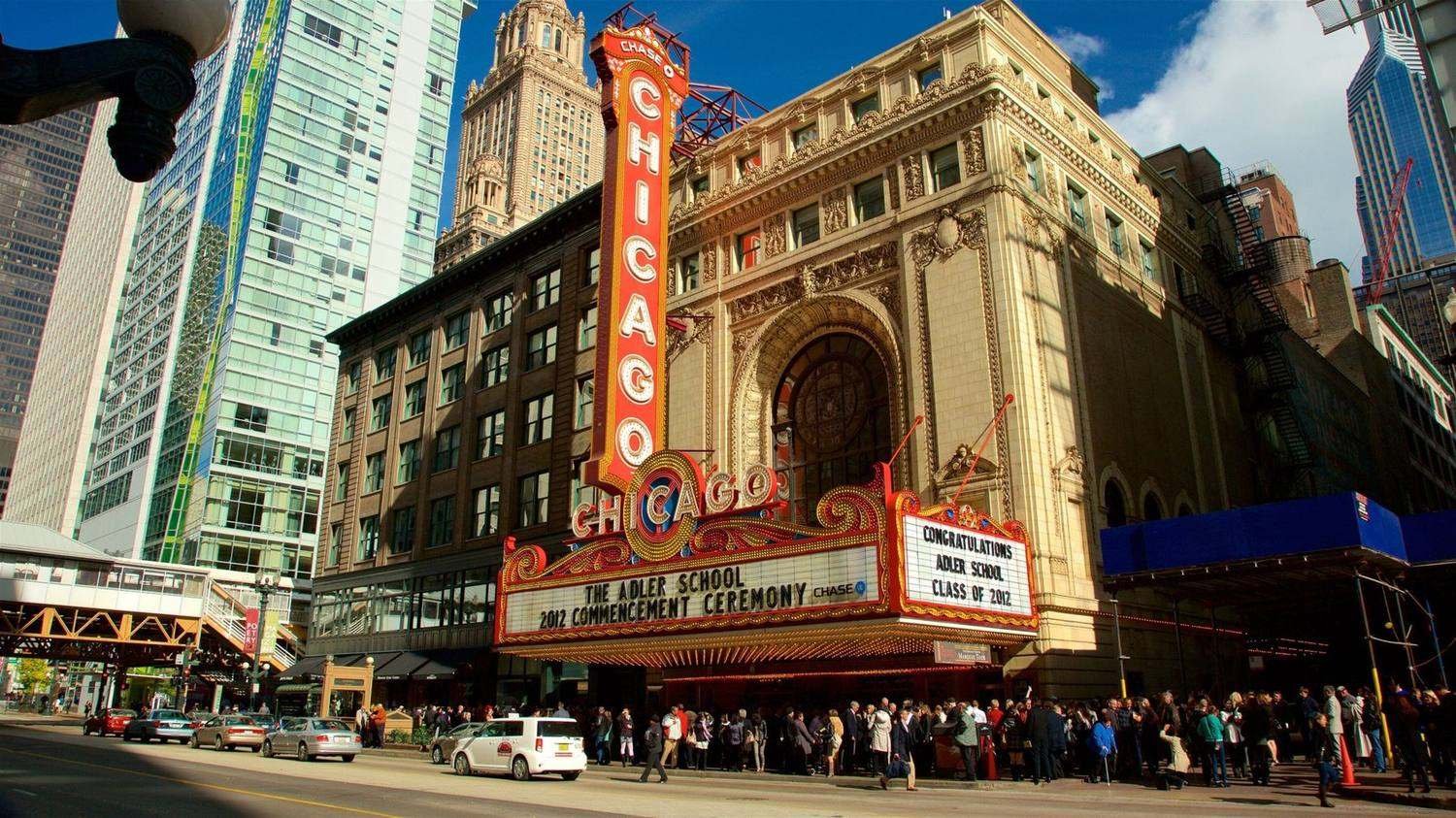 The Chicago Theatre on State Street in Chicago